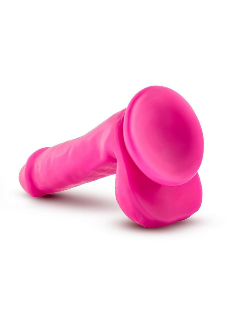 Au Naturel Bold Delight Dildo with Suction Cup - Pink - 6in