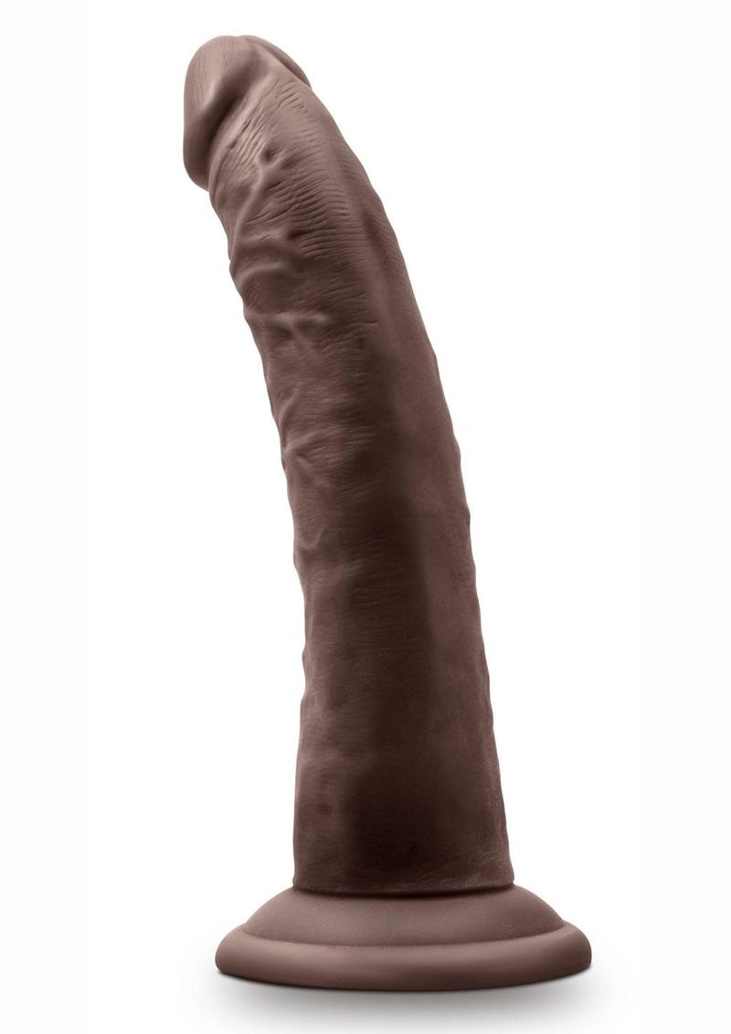 Au Naturel Jack Dildo with Suction Cup - Chocolate - 7in