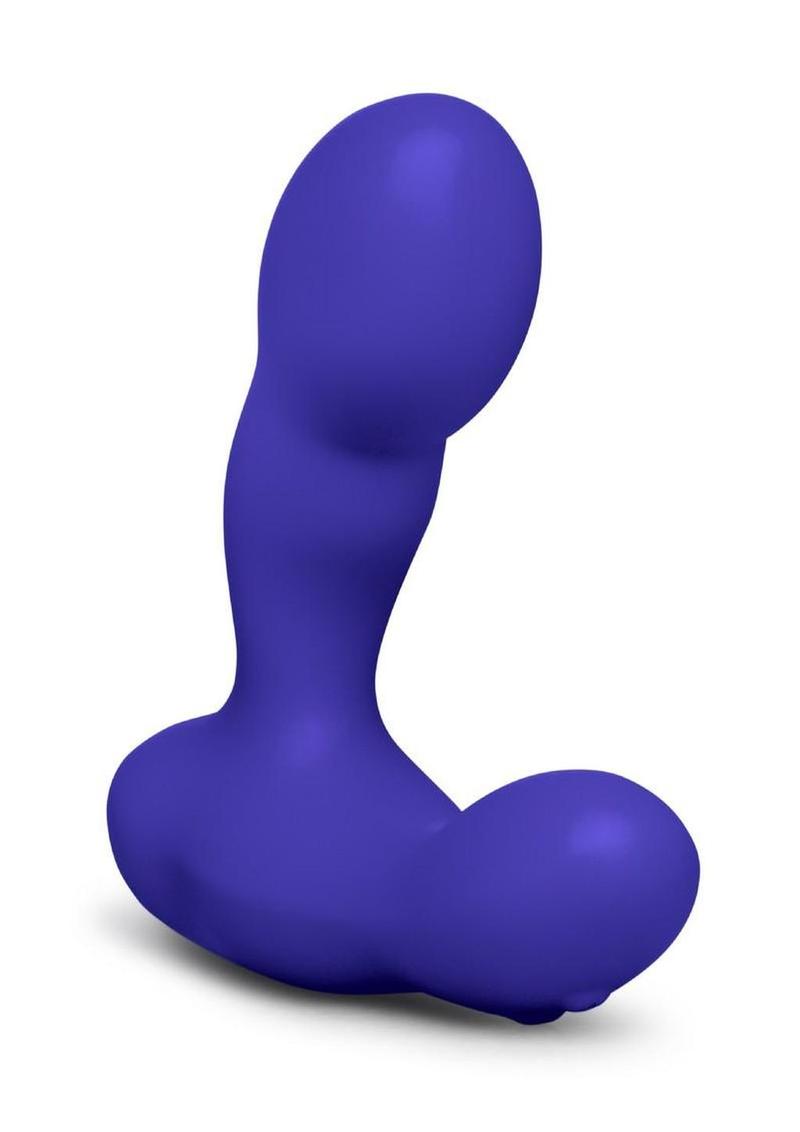 B-Vibe Arcurve Rechargeable Silicone Prostate Vibrator - Navy