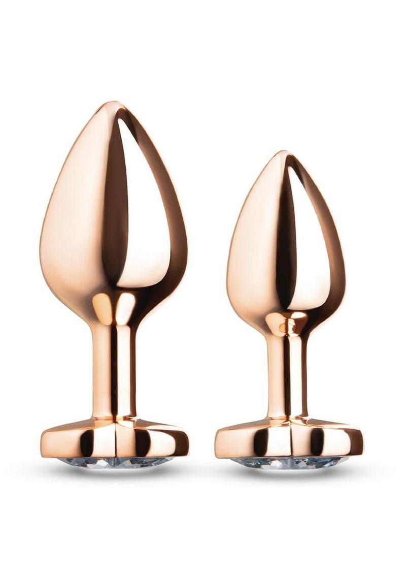 B-Vibe Jewel Hearts Anal Training - Gold - 2 Piece/Set