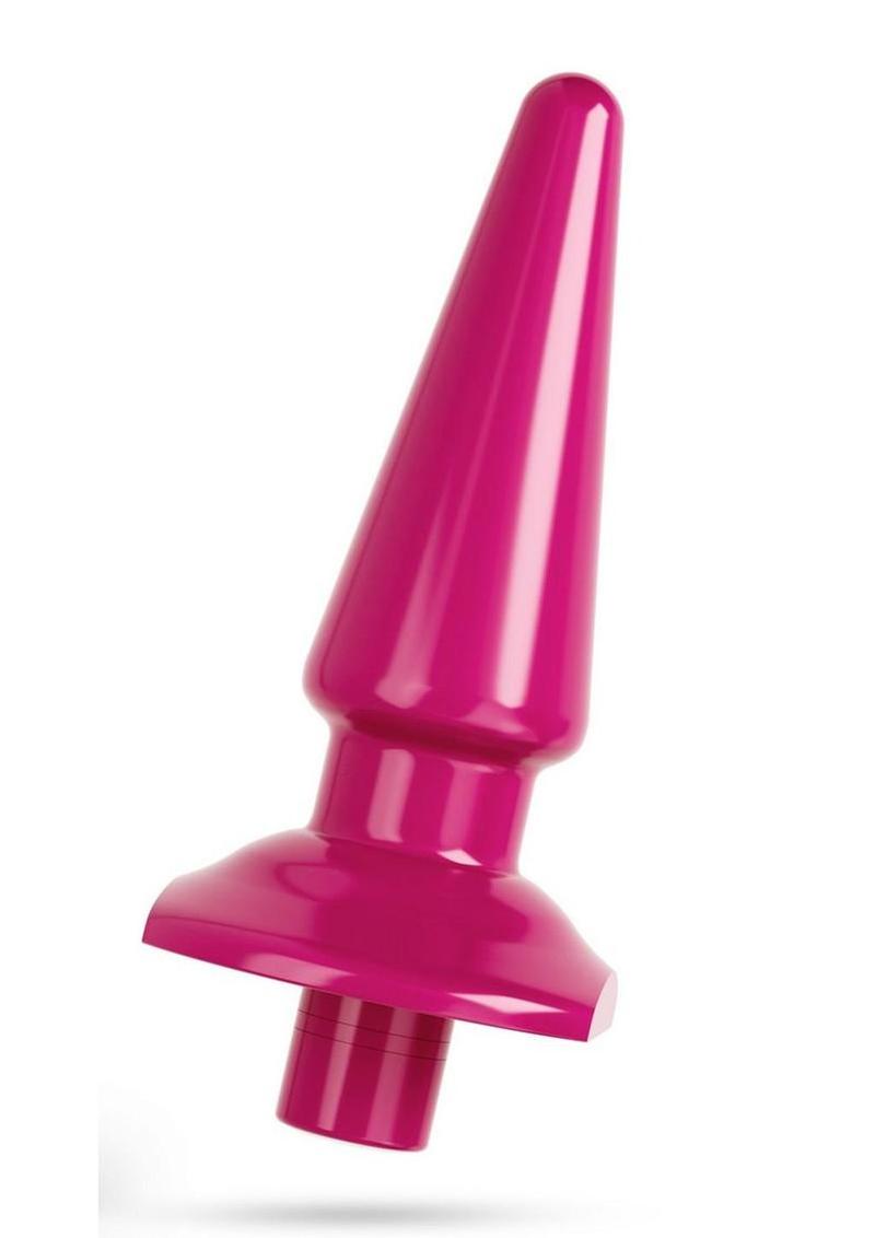 B Yours Vibrating Rechargeable Anal Plug - Berry/Pink