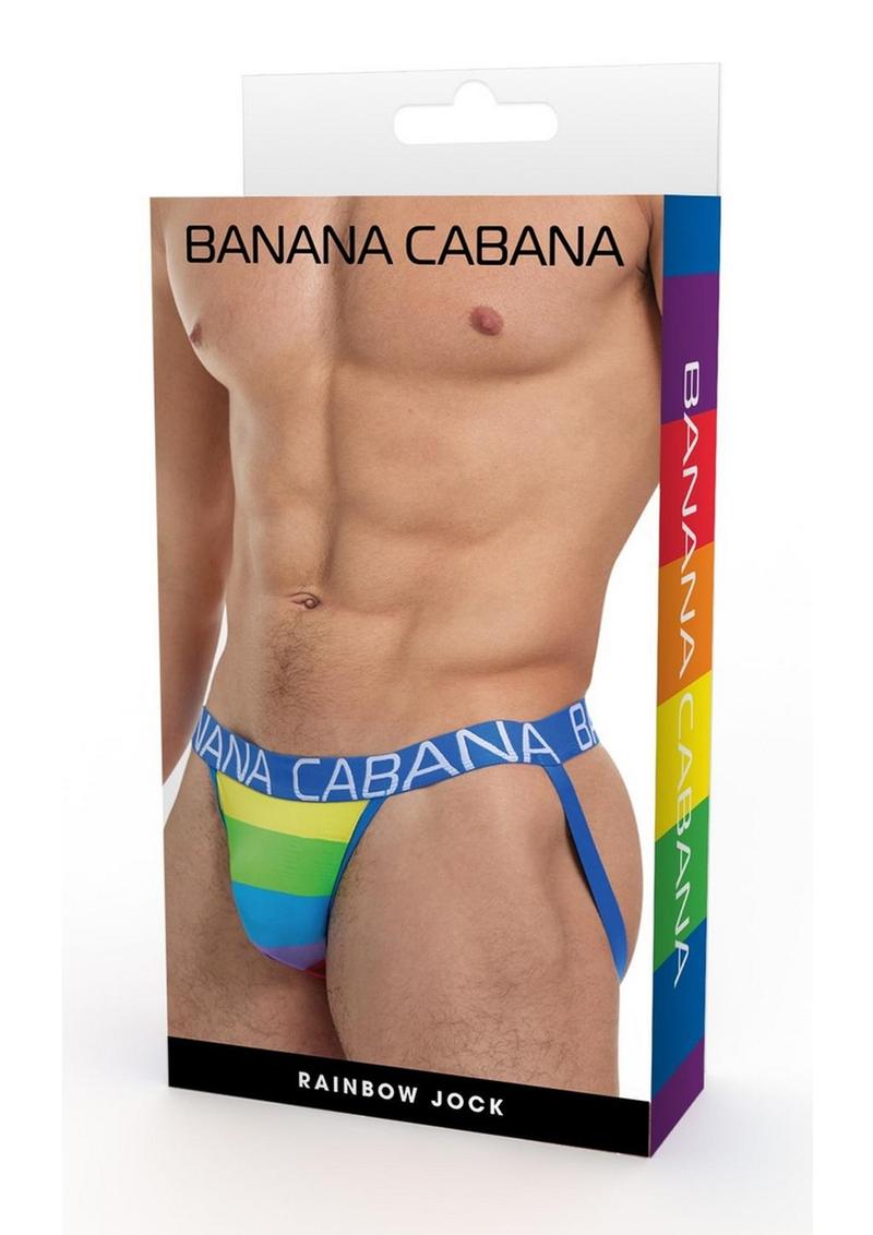 Banana Cabana Jock - Multicolor/Rainbow - Large/Medium