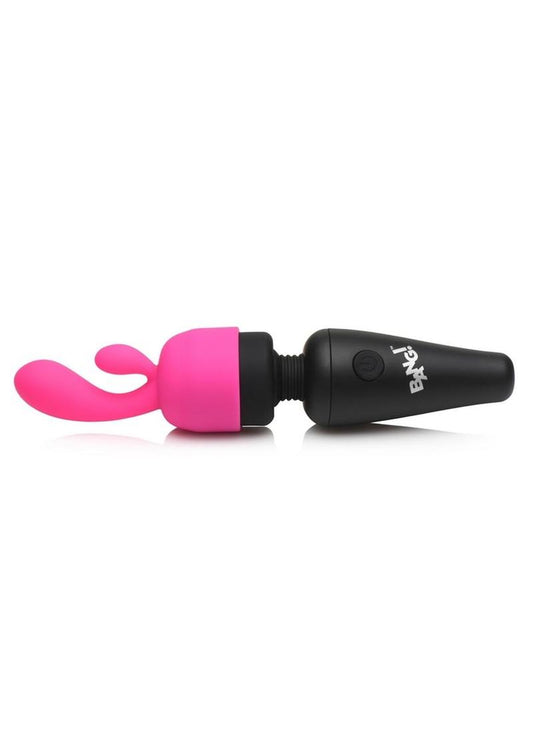 Bang! 10x Mini Wand Set Rechargeable Silicone Vibrator with 3 Attachments - Assorted Colors