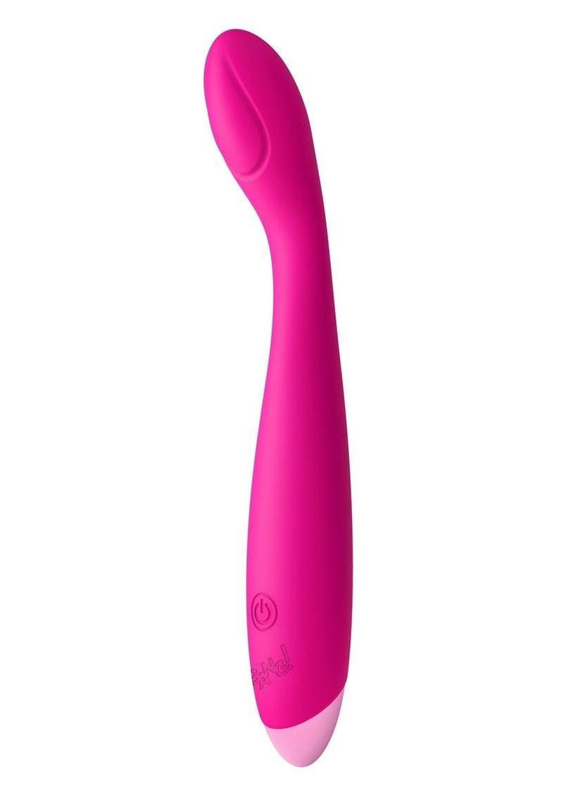 Bang Flexible Rechargeable Silicone G-Spot Vibrator - Pink