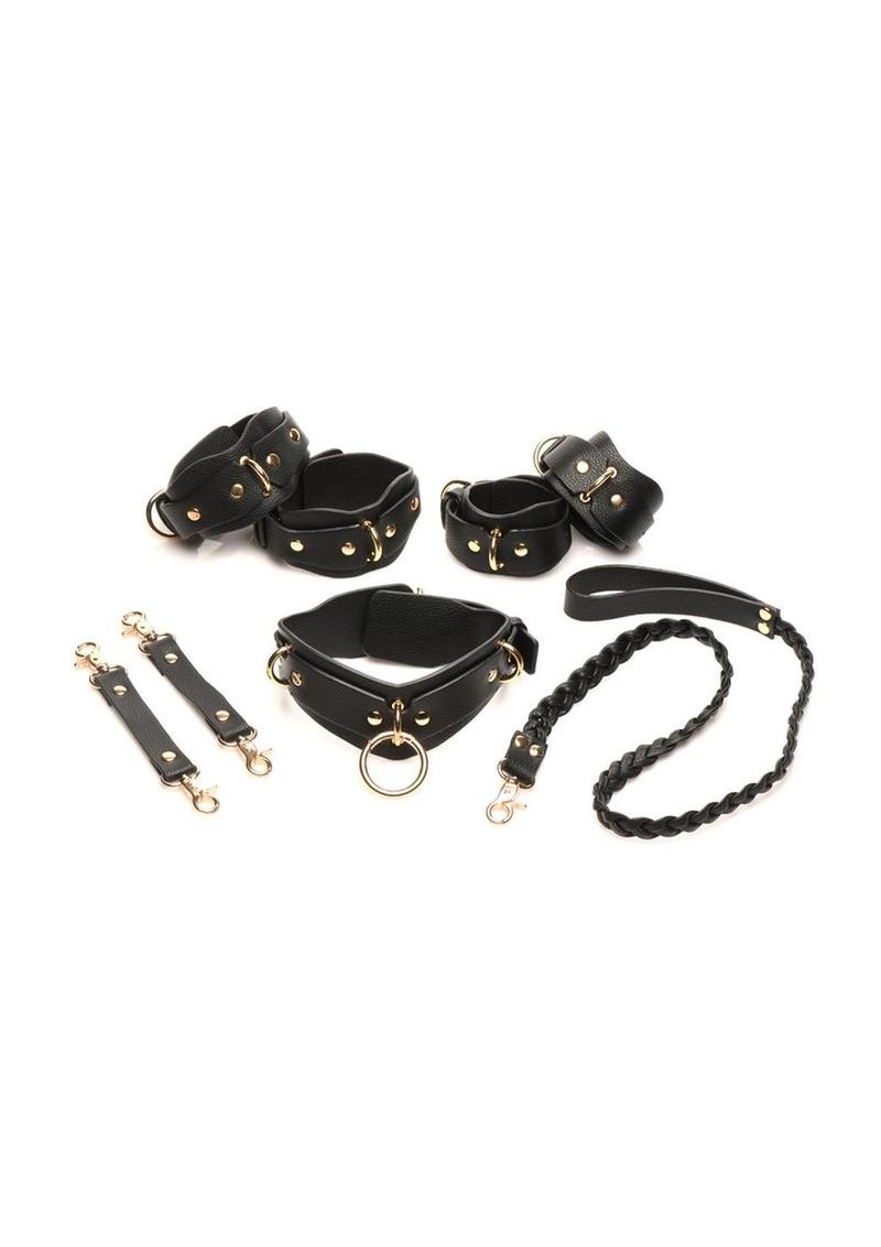 Bedroom Bliss Lover's Restraints - Black - Set