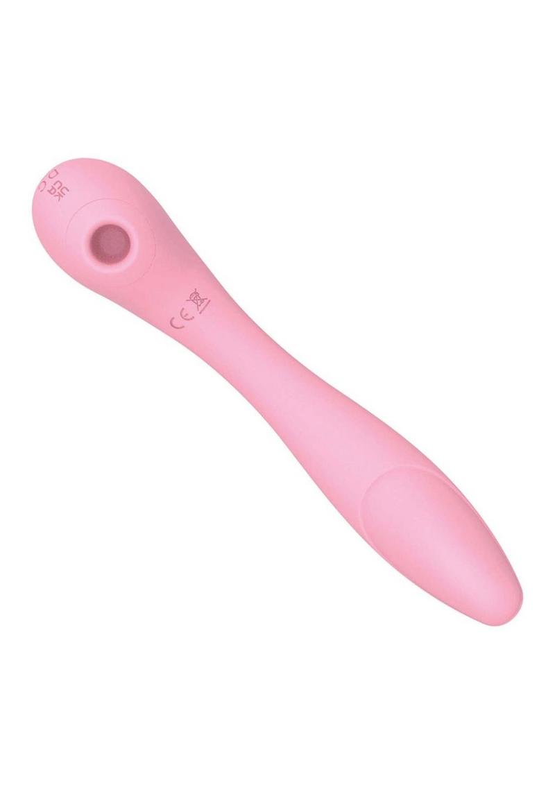 Blaze Bendable Suction Rechargeable Silicone Massager - Pink