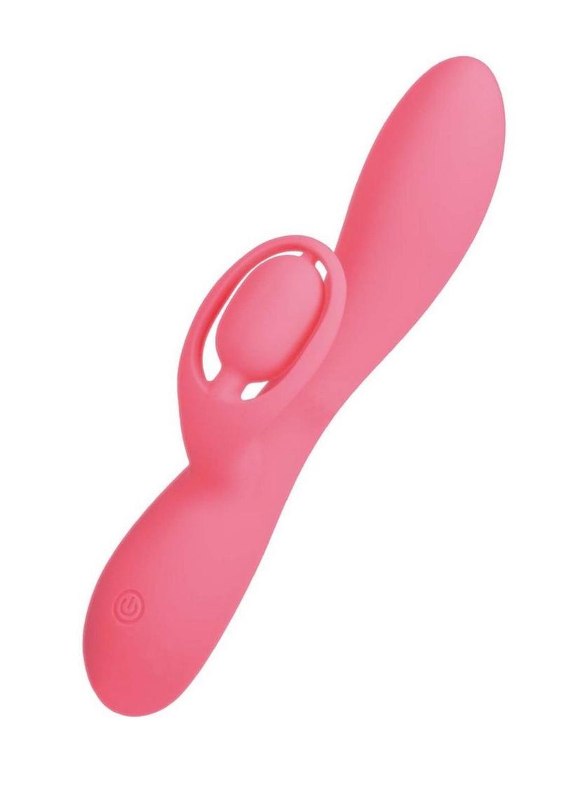 Blaze Romantic Rechargeable Silicone Vibrator - Red