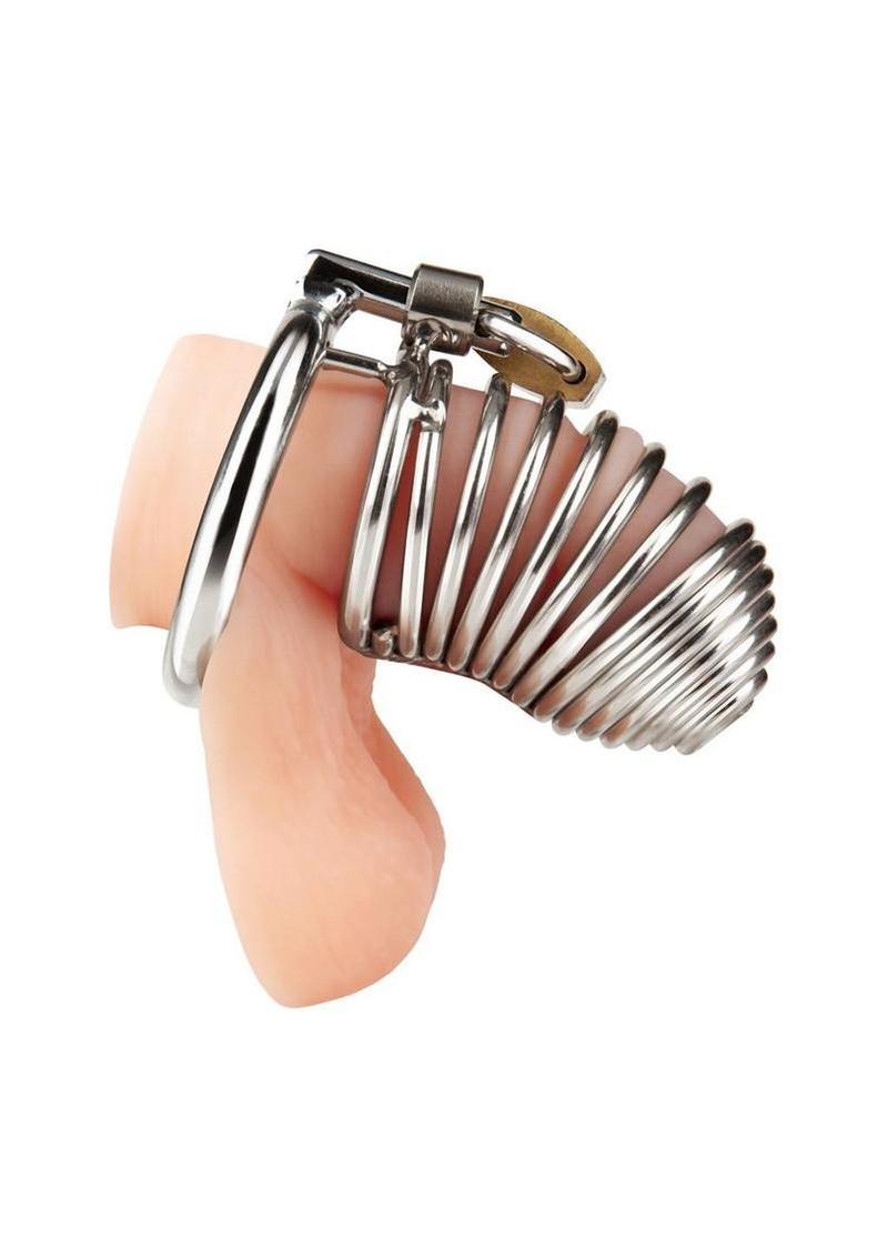 Blueline Prisoner Cock Cage - Iron - Metal