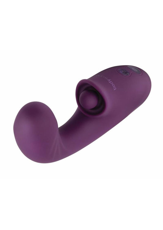 Bodywand I.d. Bump Rechargeable Silicone Dual Stimulating Vibrator - Wine