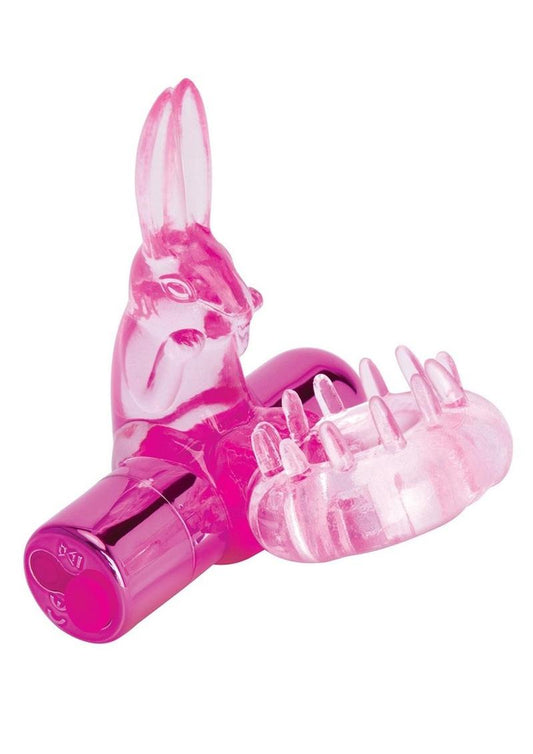Bodywand Rechargeable Silicone Rabbit Ring - Pink