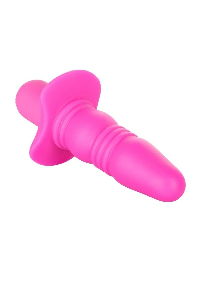 Booty Call Booty Buzz Silicone Vibrating Butt Plug - Pink
