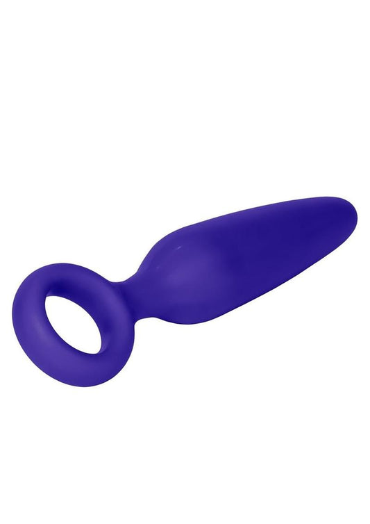 Booty Call Booty Glider Silicone Vibrating Butt Plug with Remote Control - Purple