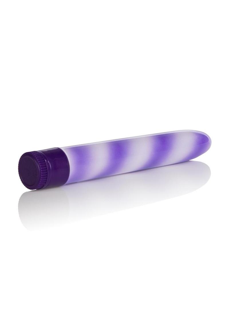 Calexotics Candy Cane 6in Waterproof - Purple