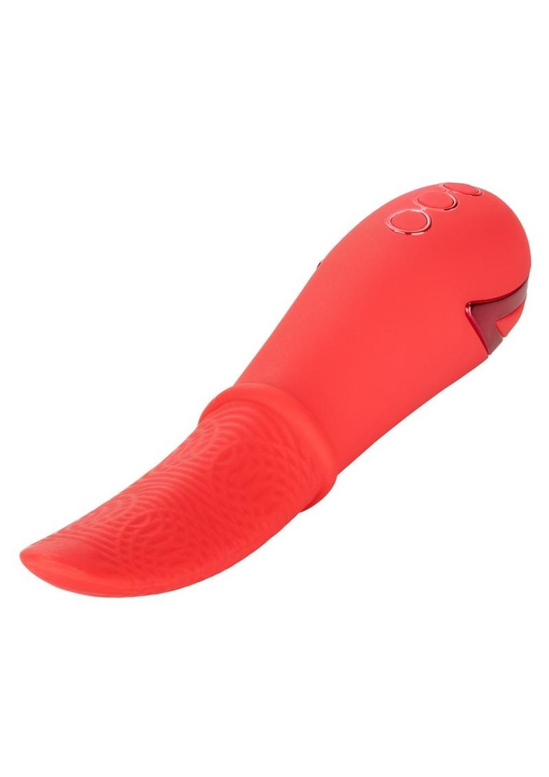 California Dreaming Laguna Beach Lover Rechargeable Silicone Vibrator - Red