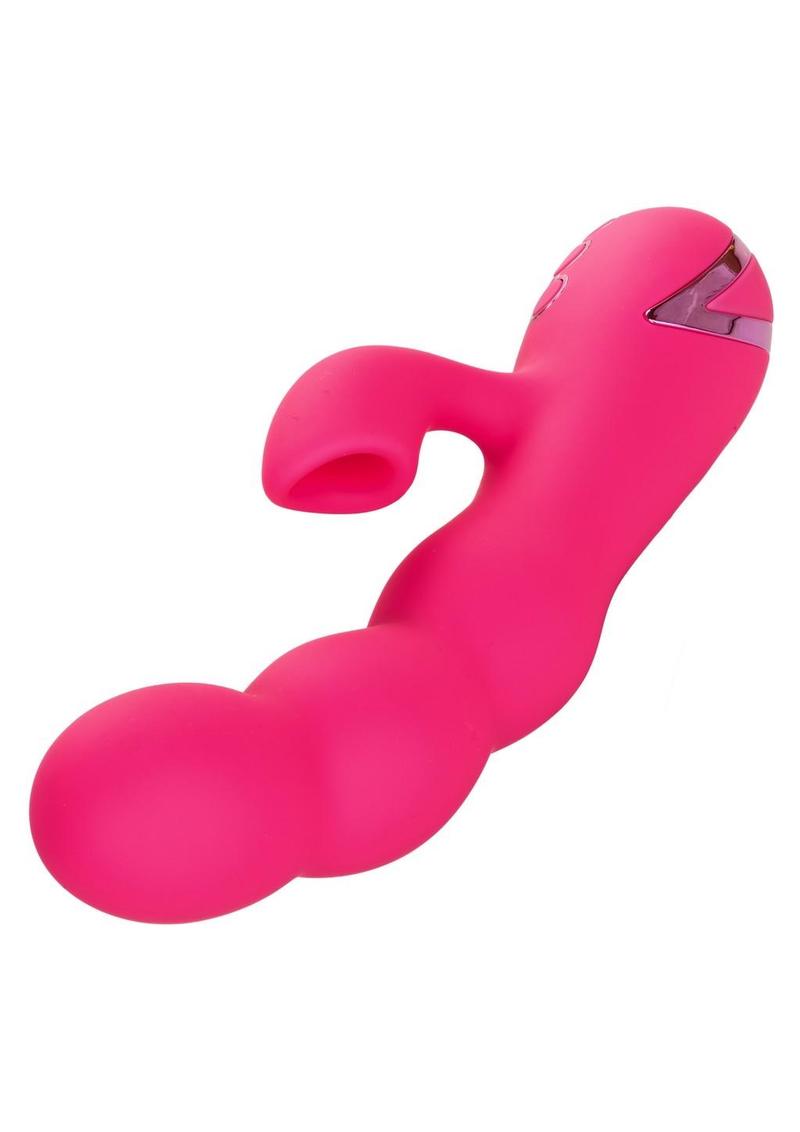 California Dreaming Oceanside Orgasm Rechargeable Silicone Clirotal Stimulator - Pink