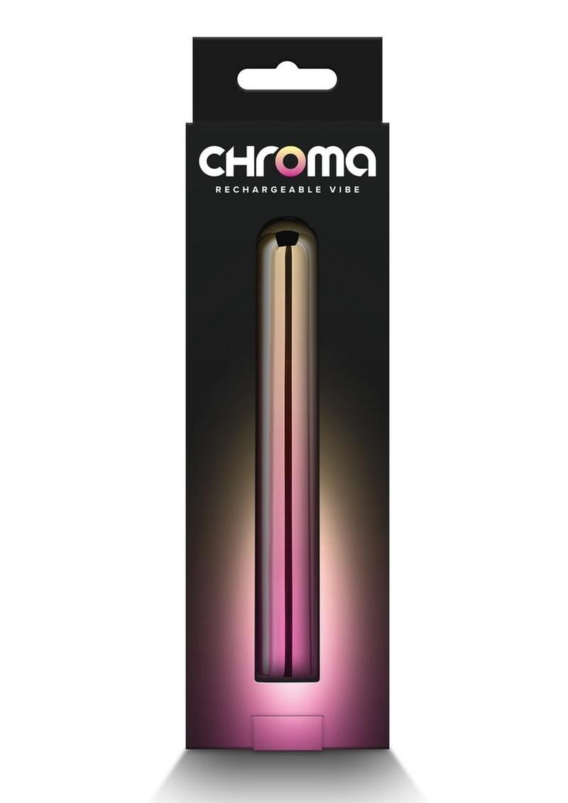 Chroma Sunrise Rechargeable Vibrator - Multicolor - Large