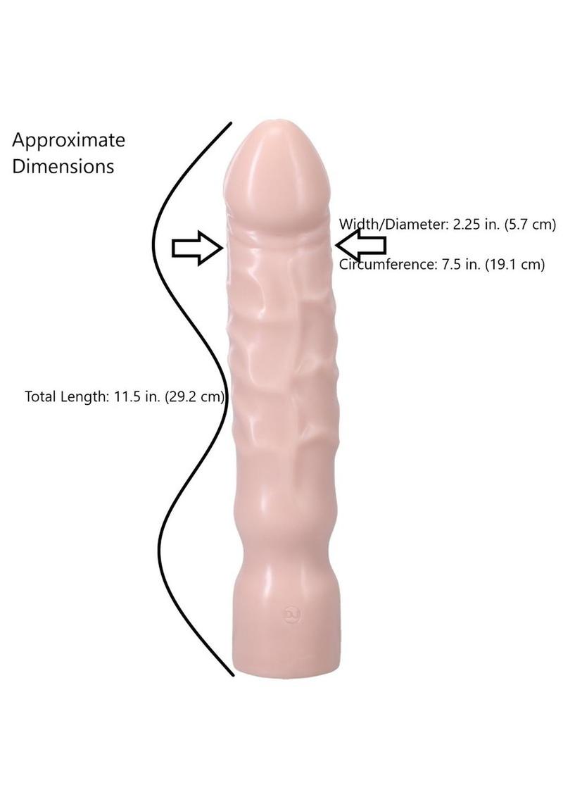 Classic Big Boy Dildo - Flesh/Vanilla - 12in