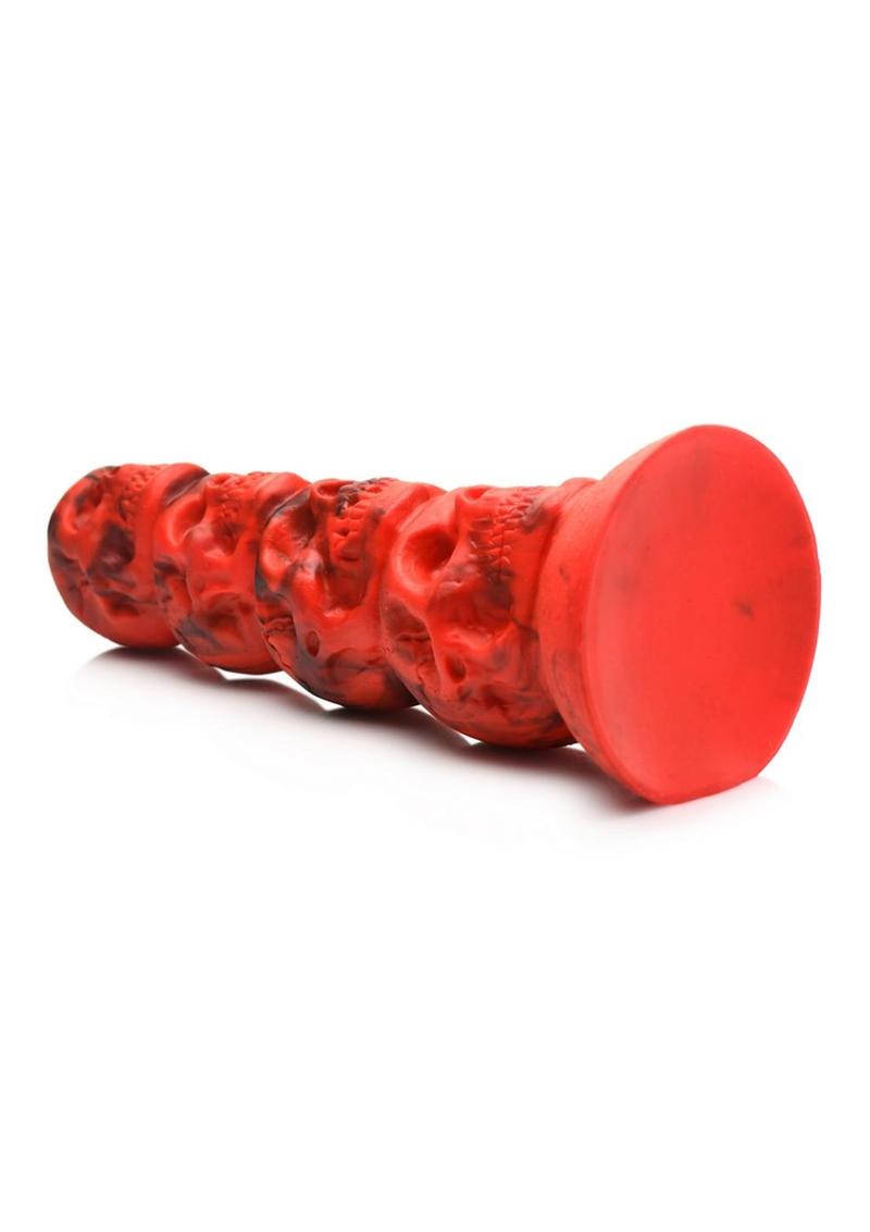 Creature Cocks Doom Silicone Dildo - Black/Red