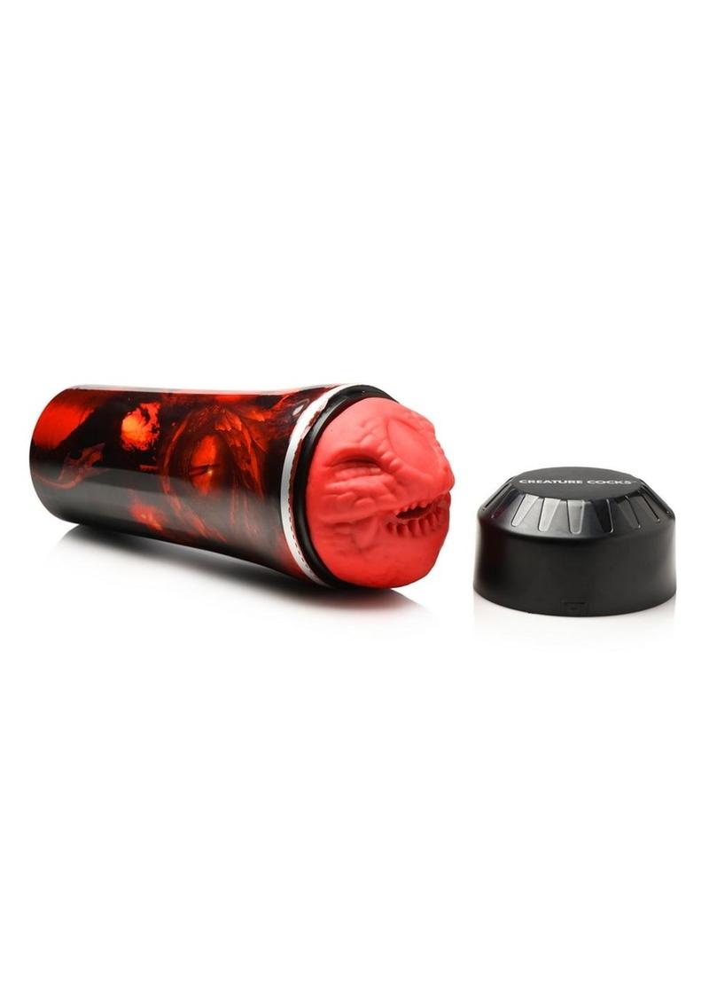 Creature Cocks Dragon Snatch Stroker - Black/Red