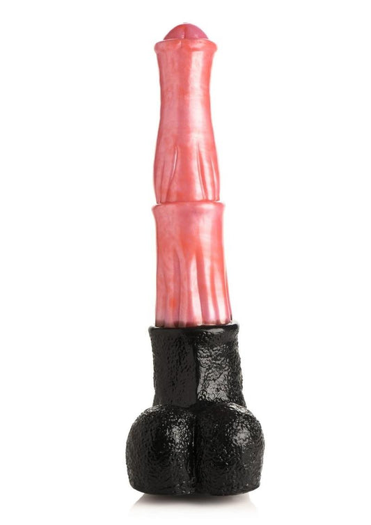 Creature Cocks Girant Centaur XL Silicone Dildo - Black/Pink