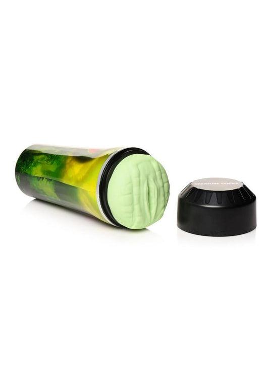 Creature Cocks. Raptor Reptile Stroker - Black/Green