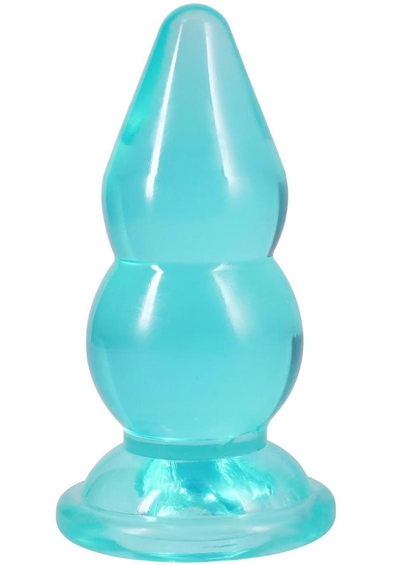 Crystal Jellies Double Pop Plug - Teal - 6in