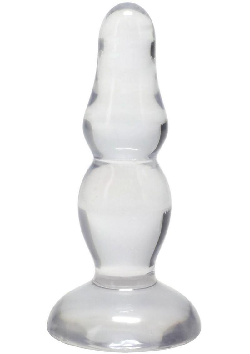 Crystal Jellies Novice Pop Plug - Clear - 4in