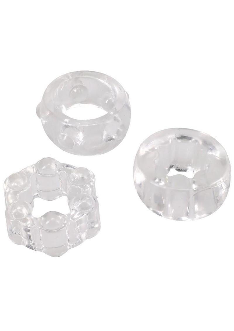Crystal Jellies Performance Ring - Clear - 3 Piece/Set