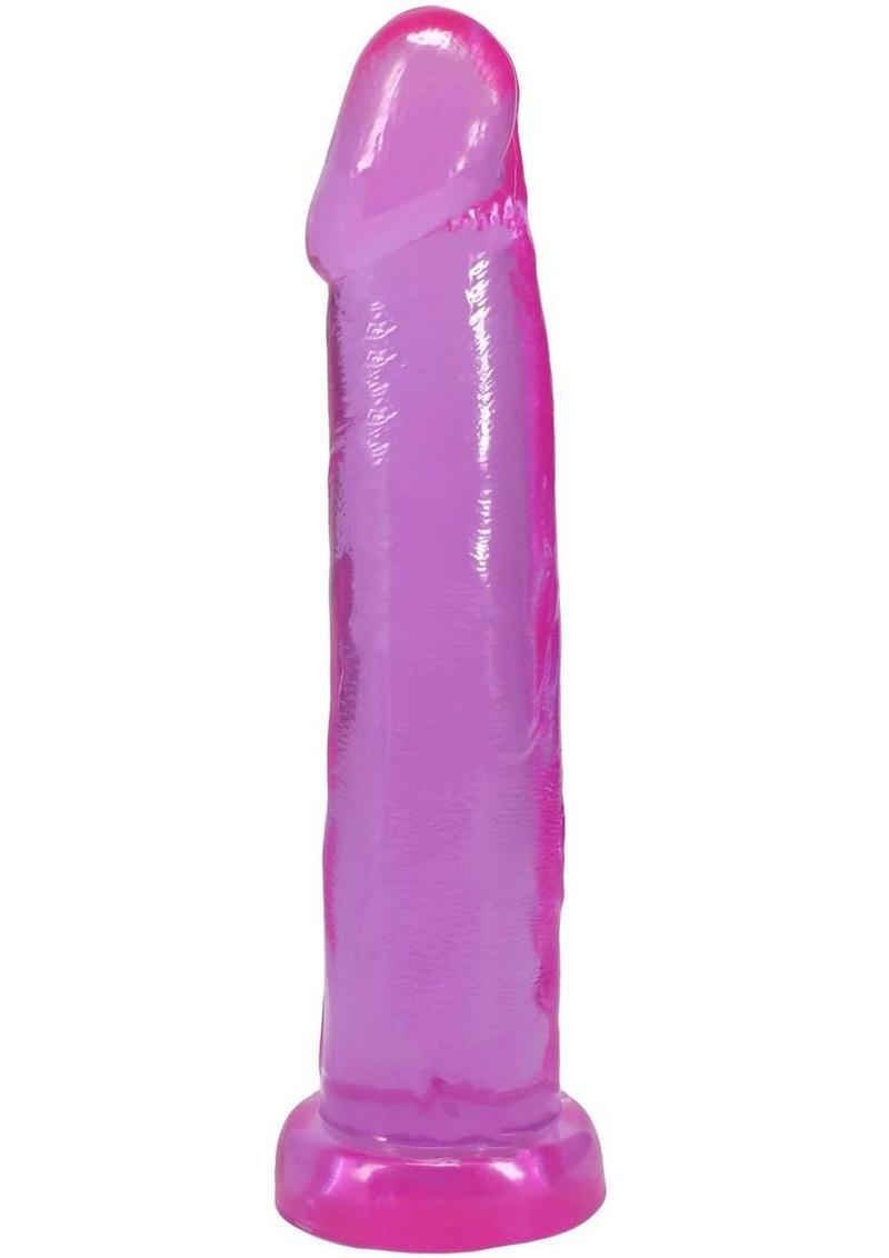Crystal Jellies Realistic Cock - Purple - 9in
