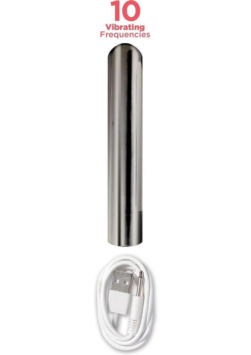 Dickboy Vibes Rechargeable Silicone Multi Speed Dildo - Vanilla - 6in