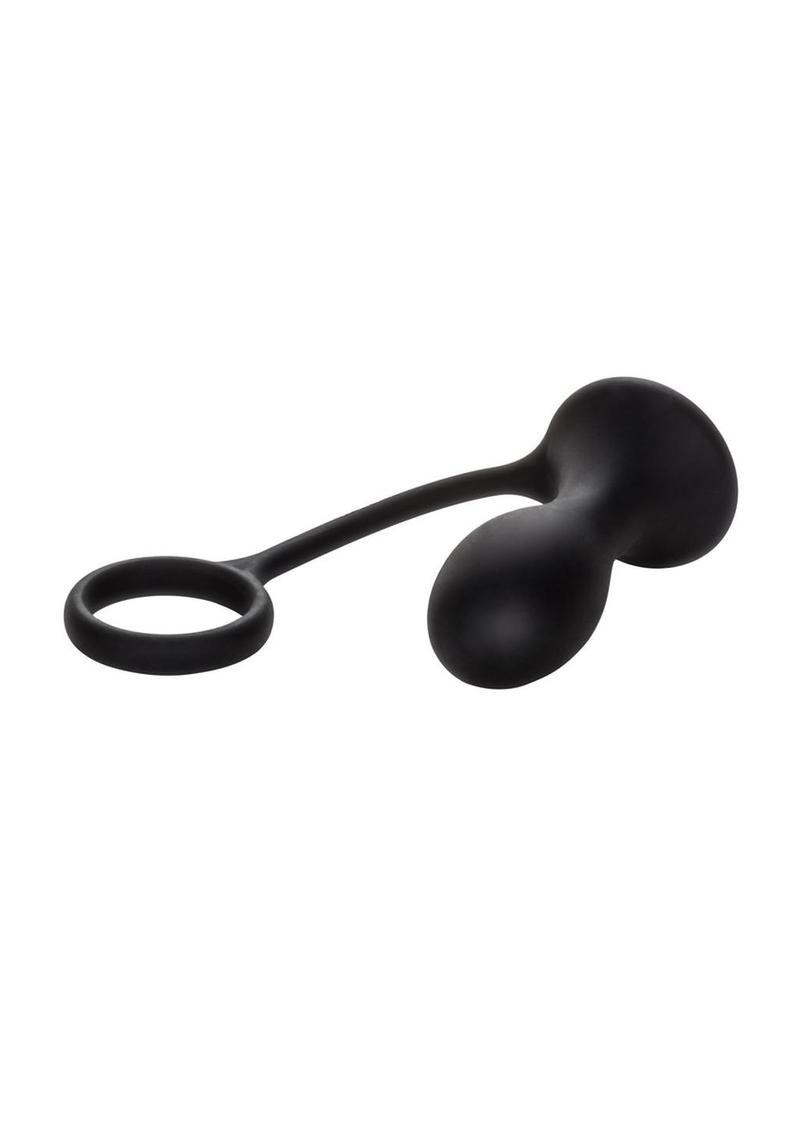 Dr. Joel Kaplan Prostate Silicone Probe Butt Plug with Cock Ring - Black