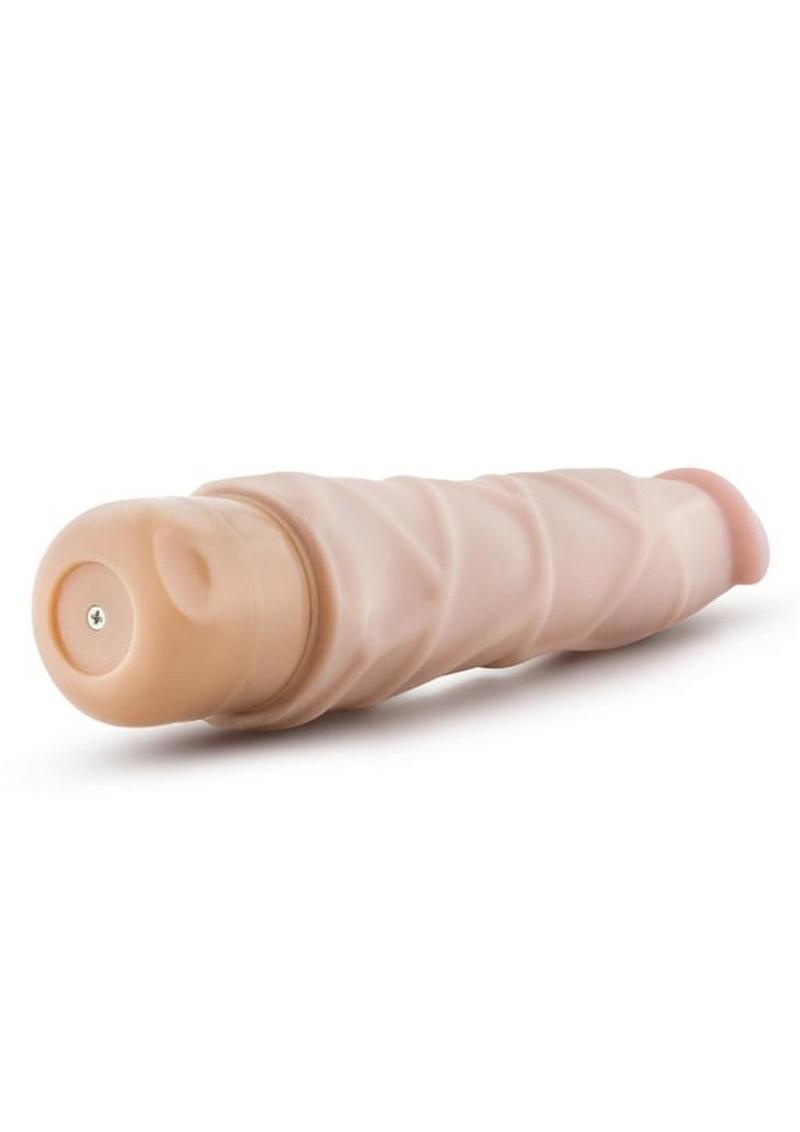 Dr. Skin Cock Vibe 1 Vibrating Dildo - Vanilla - 9in