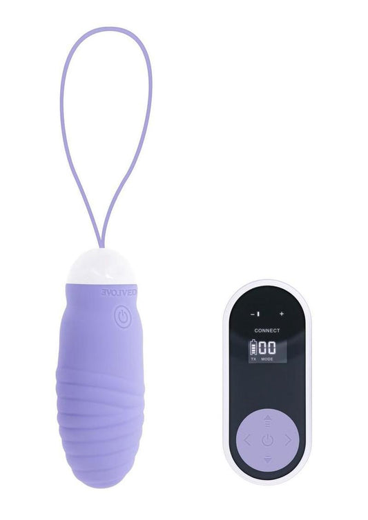 Energetic Egg Rechargeable Silicone Thrusting Egg - Blue
