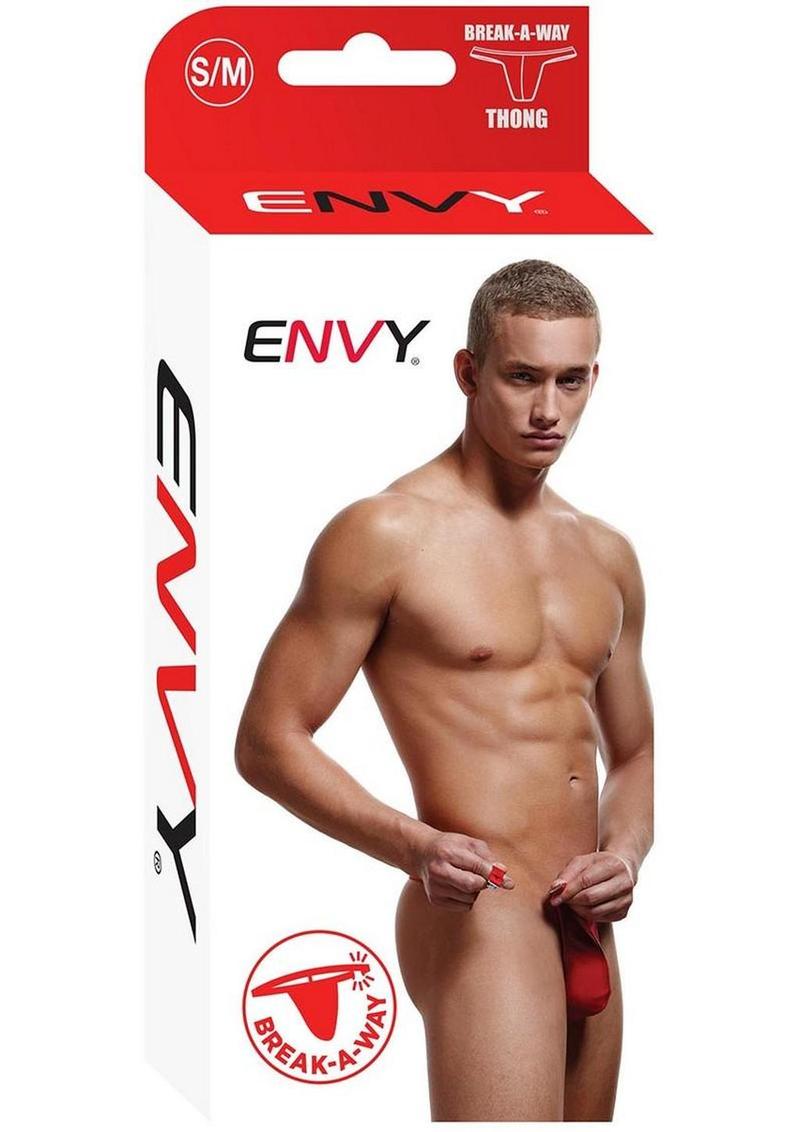 Envy Menswear Breakaway Thong - Red - Medium/Small