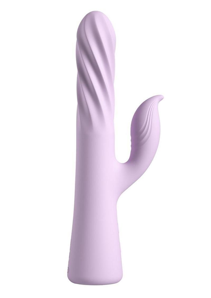 Fantasy For Her Fantasy Twist Dual Rechargeable Silicone Vibrator - Lavender