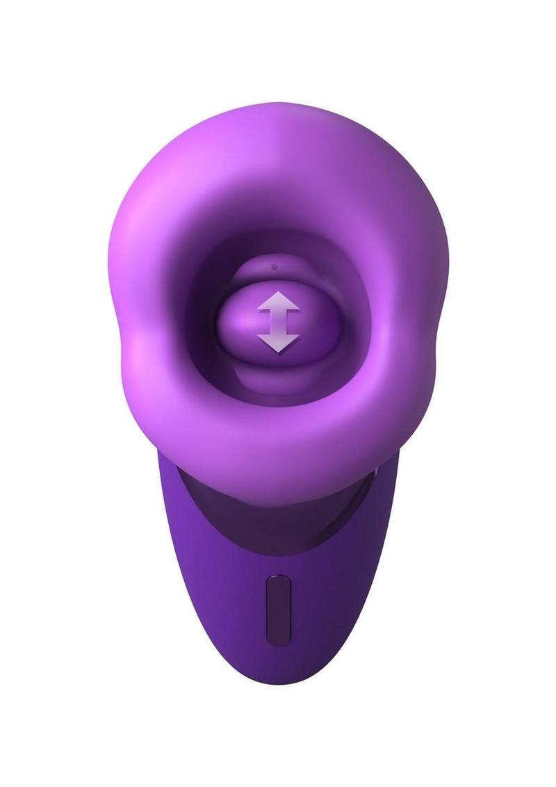Fantasy For Her Pleasure Sucker Rechargeable Silicone Clitoral Stimulator - Purple