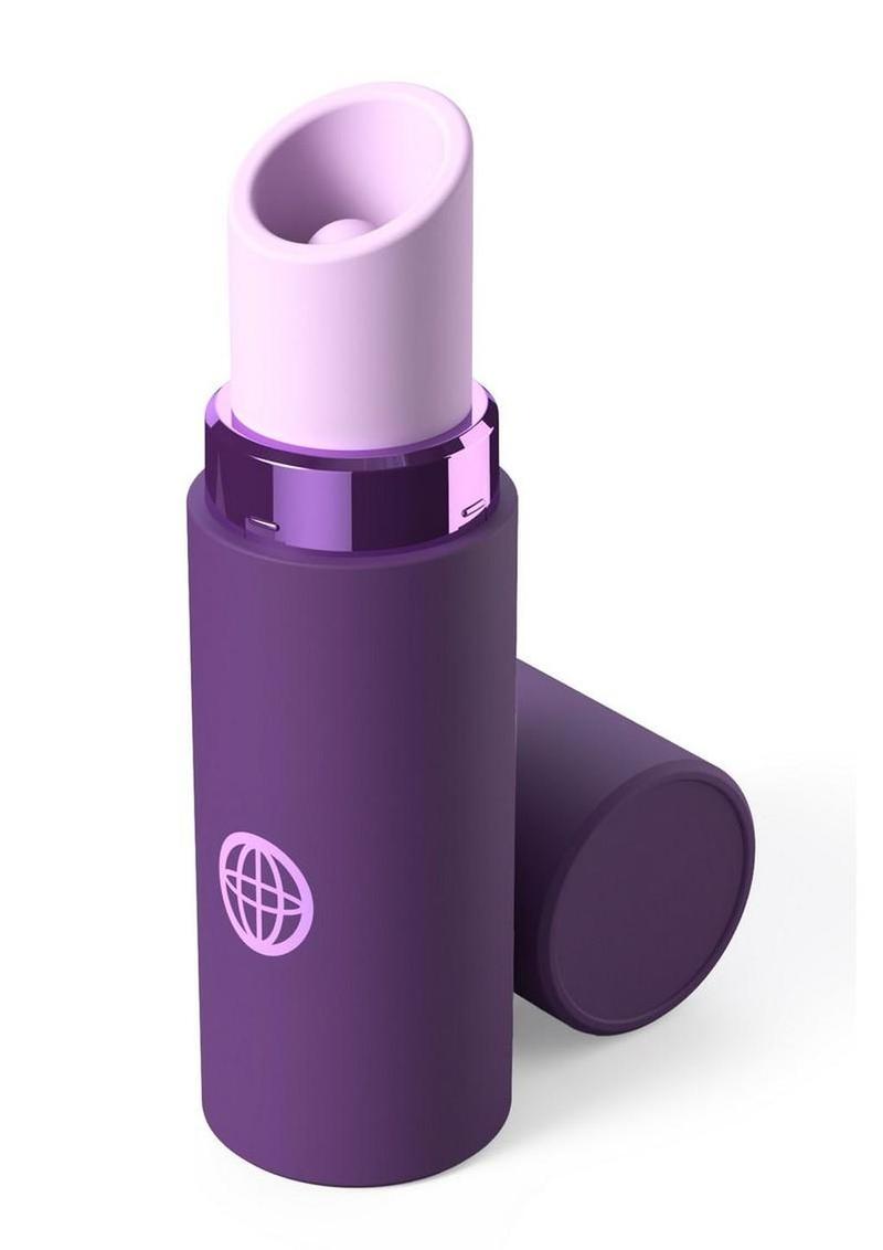Fantasy For Her Private Kyss Rechargeable Silicone Clitoral Stimulator - Lavender/Purple