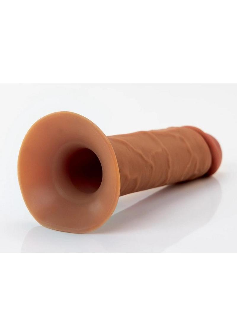 Fantasy X-Tensions Elite Silicone Dual Density Hollow Strap-On - Caramel - 7in