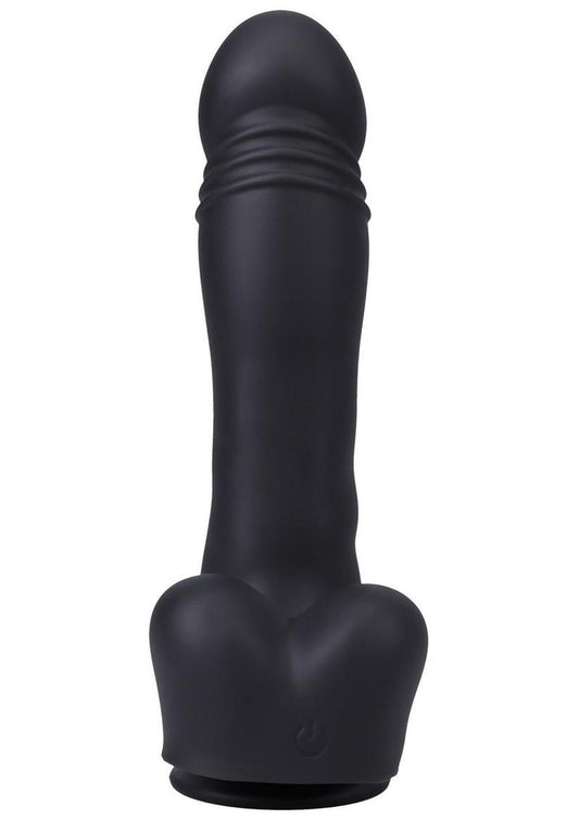 Fort Troff's Piston Thruster Rechargeable Silicone Mini Machine - Black