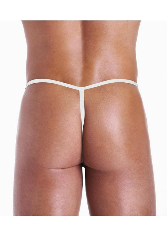 Fundies Candy Cane Thong - Red/White - One Size
