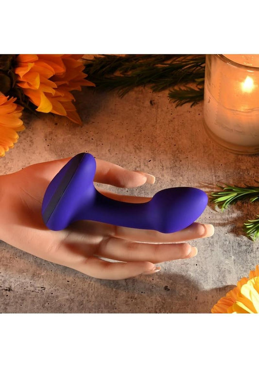 Gender X Anybody's Plug Rechargeable Silicone Vibrating Butt Plug - Blue