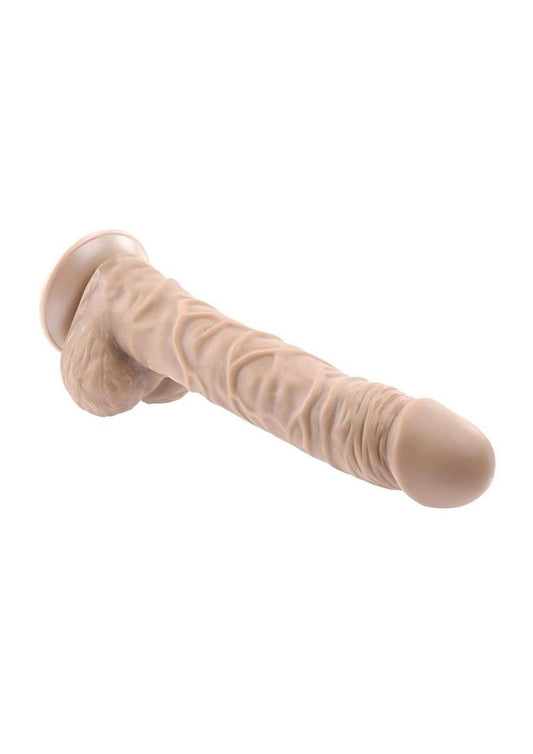 Gender X Flexskin Poseable True Feel Dildo - Vanilla - 10in