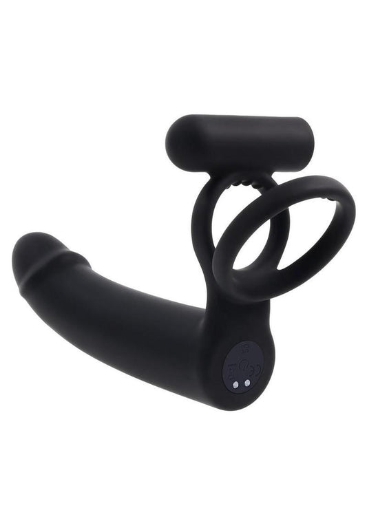 Gender X Full Swing Rechargeable Silicone Panty Vibe with Remote Control - Black