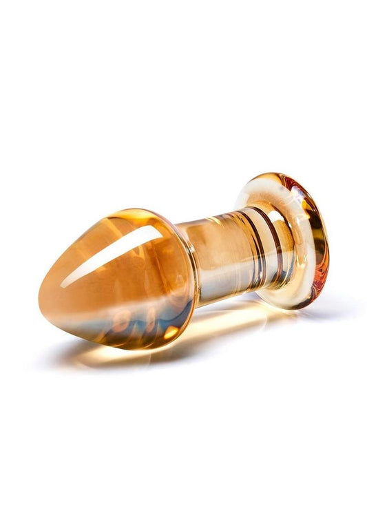 Glas Over Easy Butt Plug - Orange