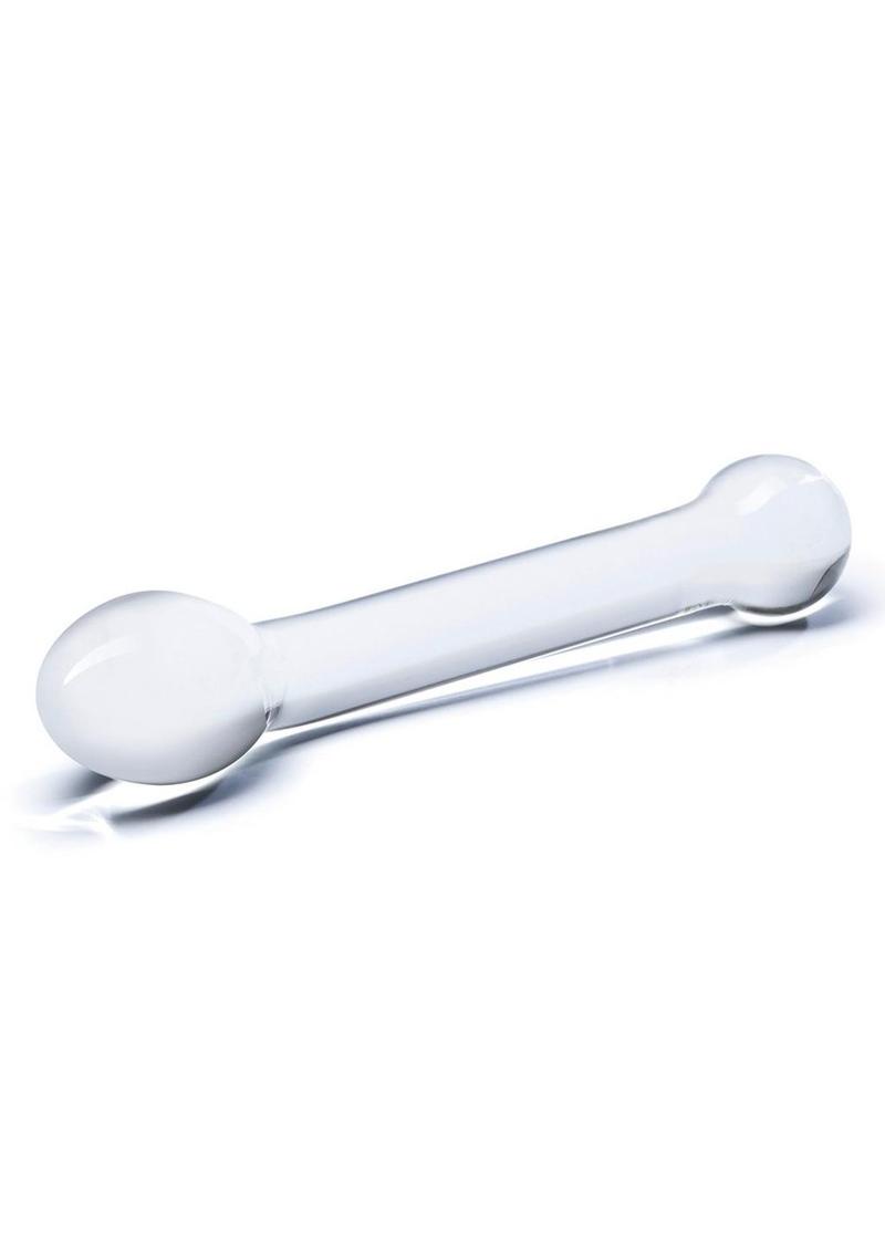 Glas Slimline G-Spot Glass Dildo - Clear - 8in