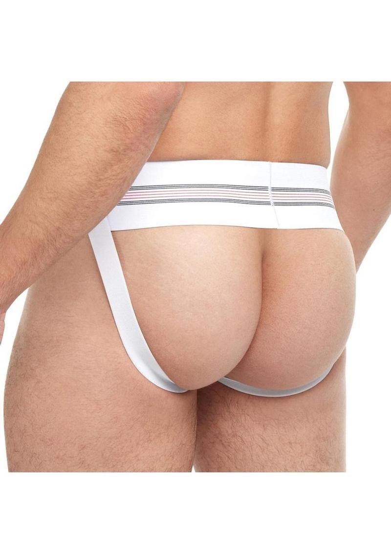 Goal Line Class Jockstrap - White - Large/XLarge