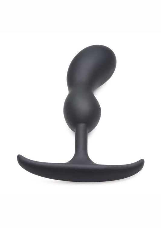 Heavy Hitters Comfort Plugs Silicone Anal Plug - Black - 5.5in