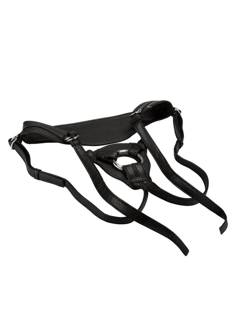 Her Royal Harness The Queen Adjustable Harness - Black