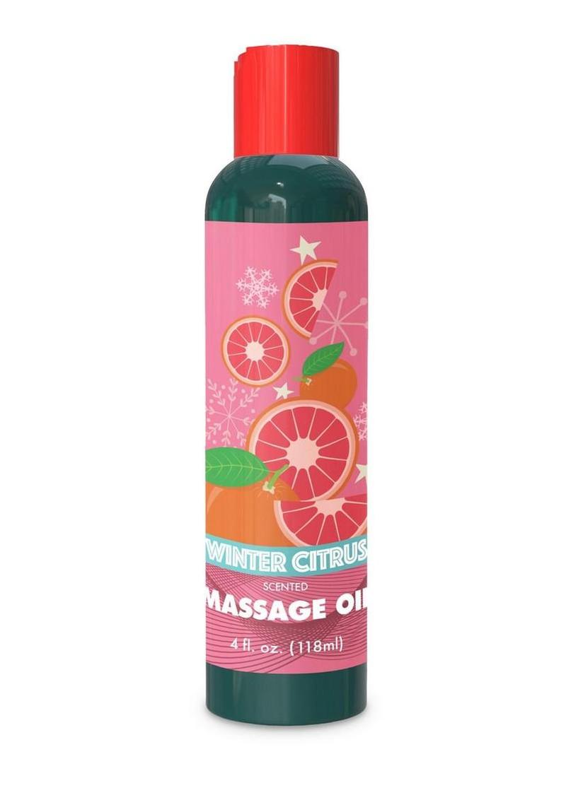 Holiday Massage Oil Winter Citrus - 4oz