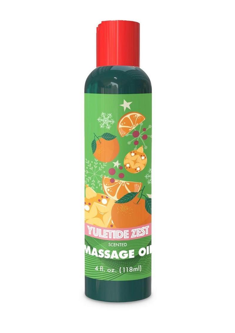 Holiday Massage Oil Yuletide Zest - 4oz